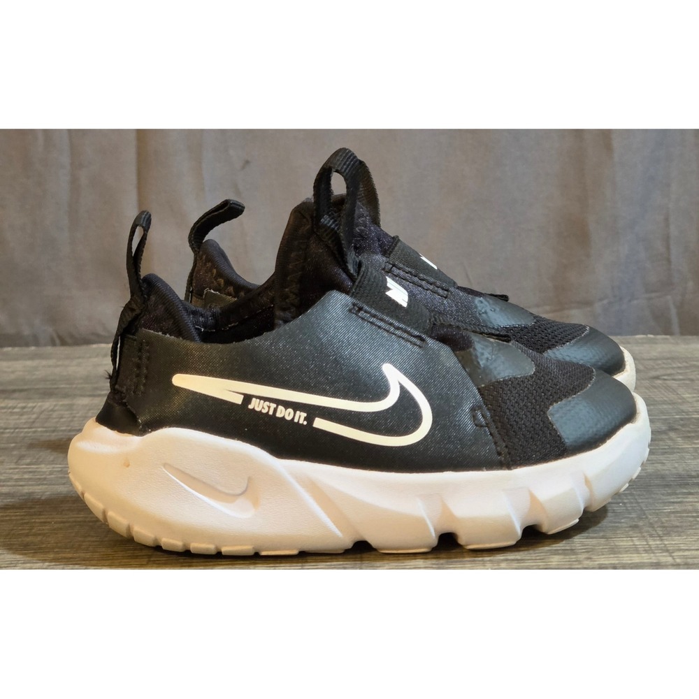 Nike Flex Runner 2 Slip On Sneakers Toddler Size 7C Black
